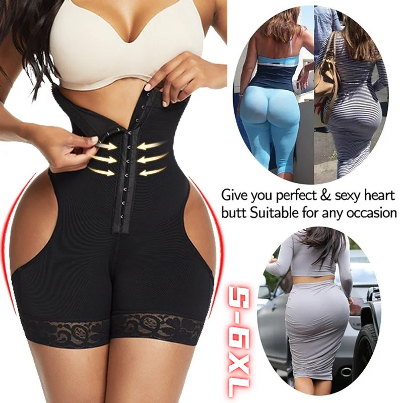 

REDESS Women Sexy Butt Lifter Control Panties Seamless Shapewear Body Shaper Briefs Booty Push Up Underwear Slimming Panty S-6XL