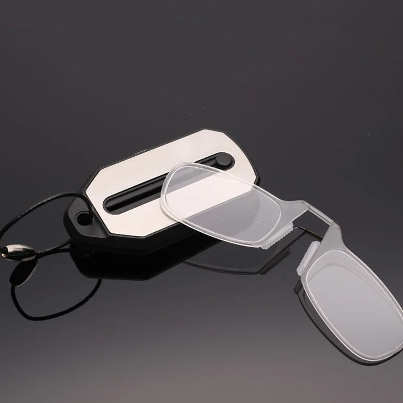Toptan PC klip burun eski yumuşak silikon ince anahtar ışık taşınabilir okuma gözlüğü erkekler katlanabilir okuyucu kadın gözlük çerçeveleri