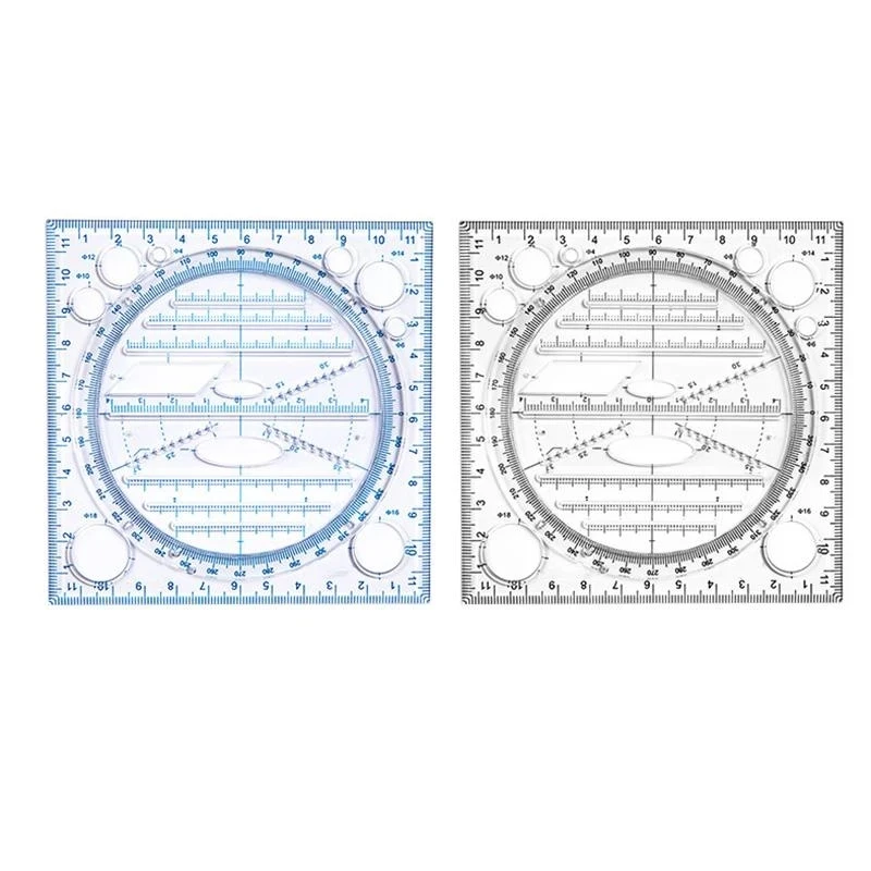 

Multifunctional Drawing Ruler Multipurpose Draw Round Curve Horizontal Parallel Line Vertical Parallel Line FP8