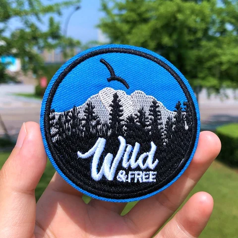 Праджня Wild Adventure вышитые нашивки для одежды