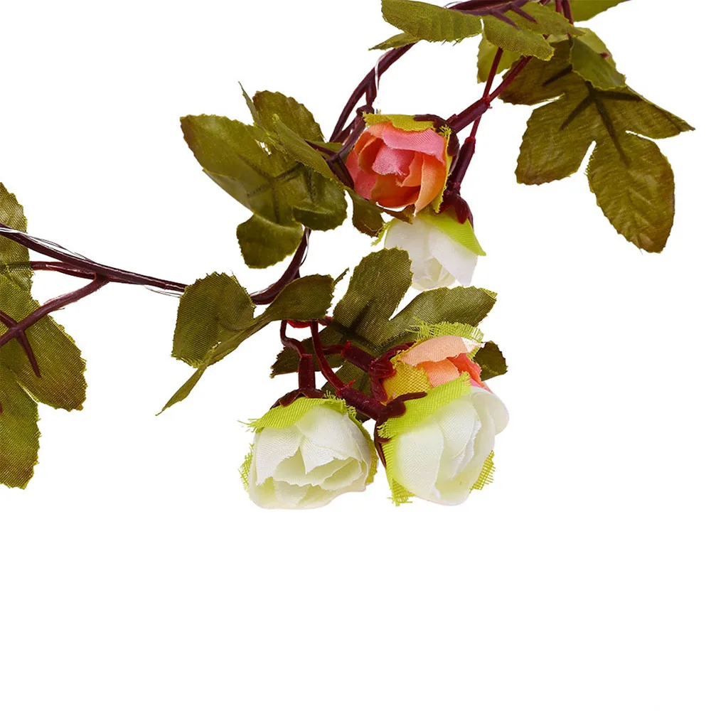 

30 LED Rose Flower String Lights Battery Powered Flower Garland Fairy Lamp for Wedding Bedroom Party Garden Indoor Decoration