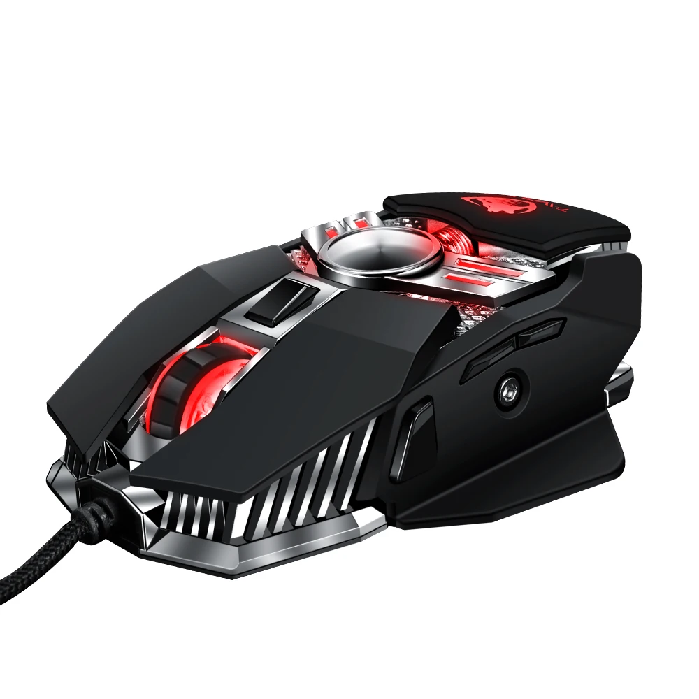 

Professional Gaming Mouse 6400 DPI LED Optical USB Wired Computer Gamer Mice Ergonomic Cs Go LOL Game Mause for PC Laptop