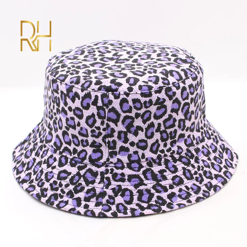 Шляпа ведро с леопардовым принтом рыбацкая шляпа уличная туристическая от