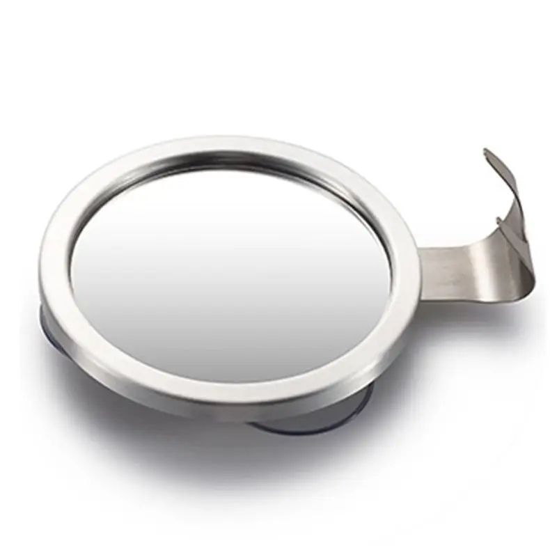 

Stainless Steel Anti Fog Shower Mirror Shaving Makeup Mirrors Bathroom Supplies