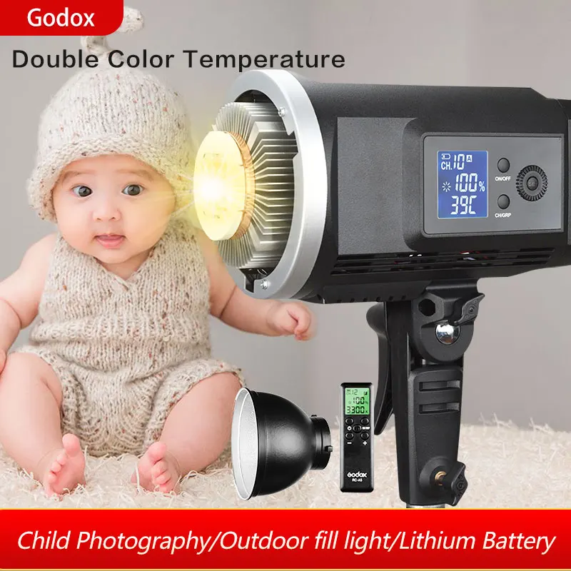 Студийный осветитель Godox SL60W для видеосъемки светильник с непрерывным светом и