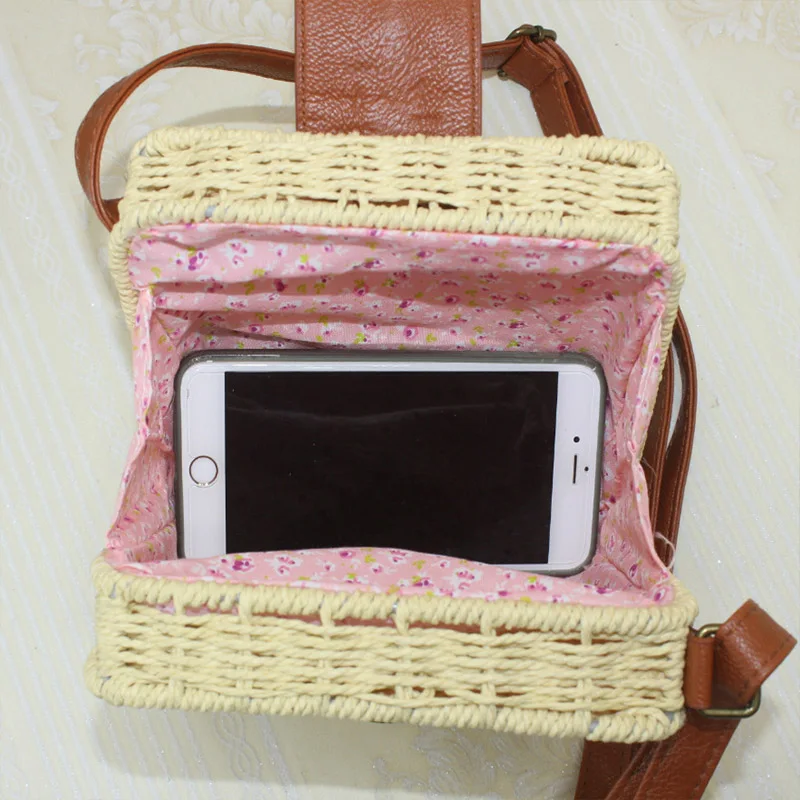 2020 новая конфетная цветная Мори ротанговая сумка через плечо свежая литература