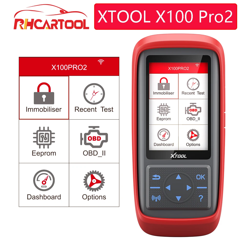 XTOOL X100 Pro Pro2 OBD2 автоматический ключ программист/Регулировка пробега, включая считыватель кода EEPROM с бесплатным обновлением