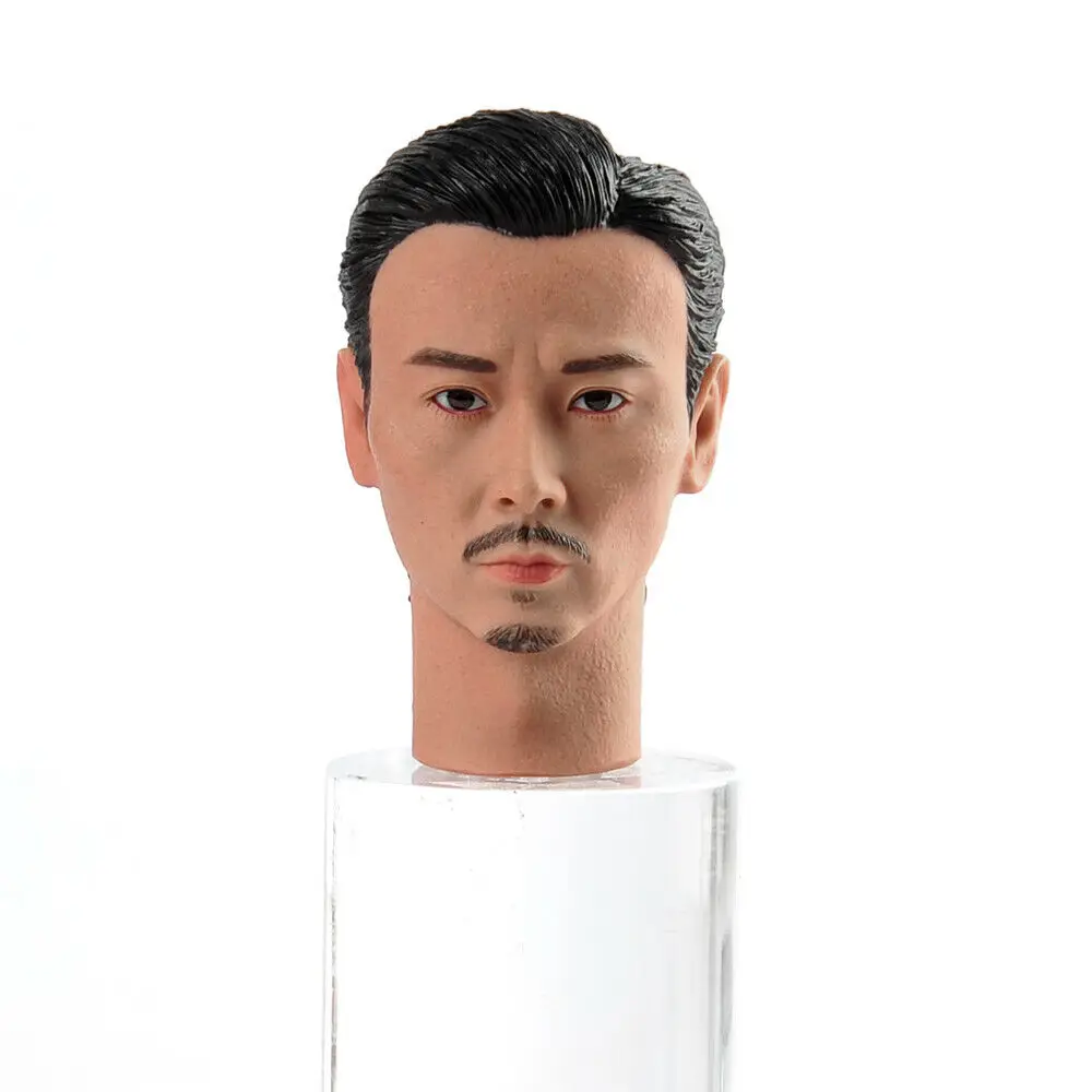 

1/6 Ratio Head Carving Leaf Asking Fanatic Zhang Tianzhi Male Model PVC Long Neck Suitable For 12-Inch Action Figure Body Doll