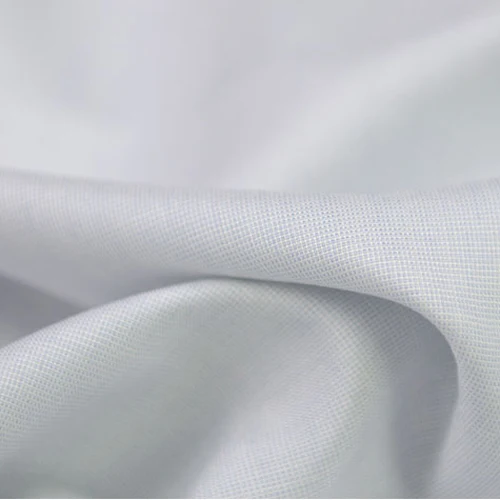 Пряжа окрашенная однотонная серебристо-белая пряжа из шелка и хлопка смешанная