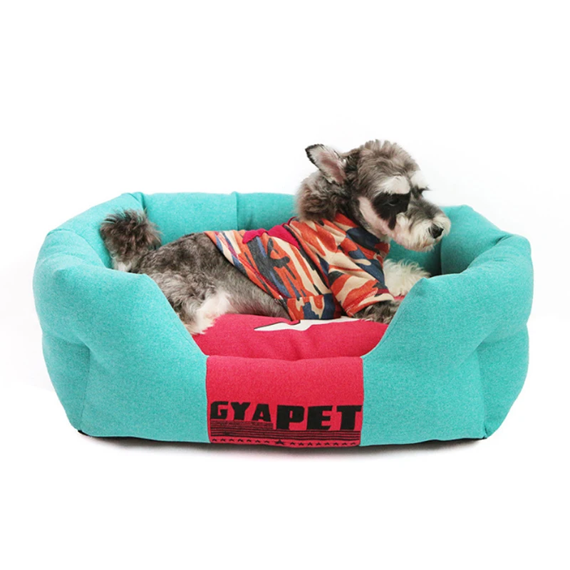 BDTHOOO 100% Cotton Pet nest Teddy dog small and medium sized four seasons universal bed | Дом и сад