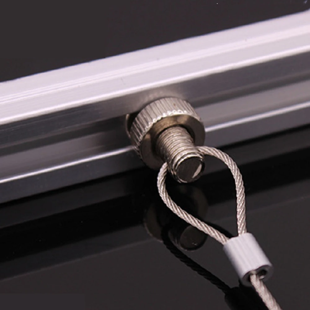 

1m Aluminium Alloy Guide Rail with L and U Shape Design for Gallery Museum or House Hanging Artworks