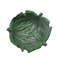weed resin ashtray weed leaf pattern crafts resin ashtray