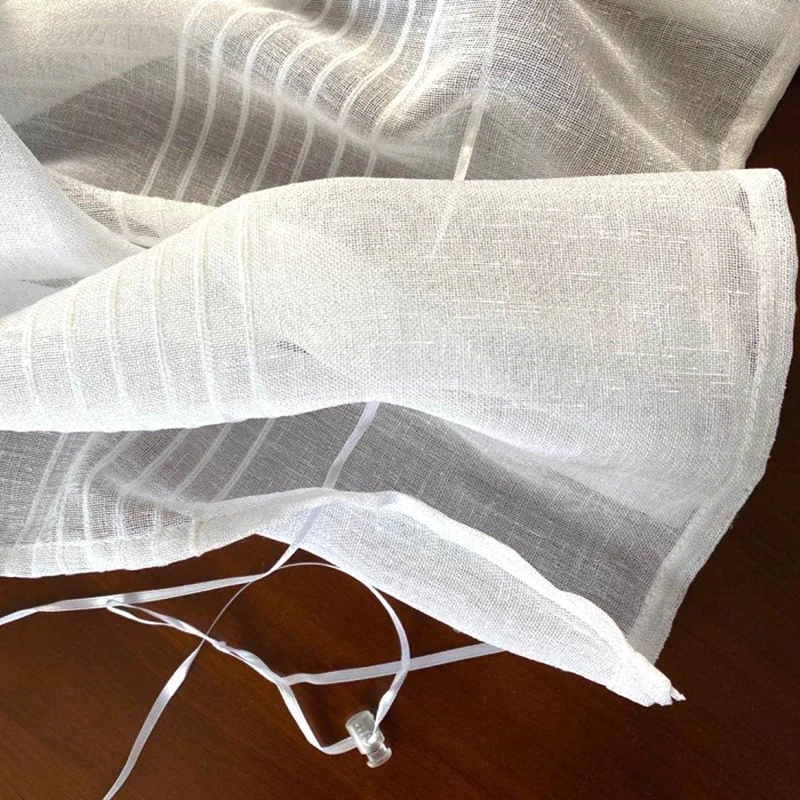 Корейская льняная штора для поднятия двери занавеска кухни ванной комнаты белая