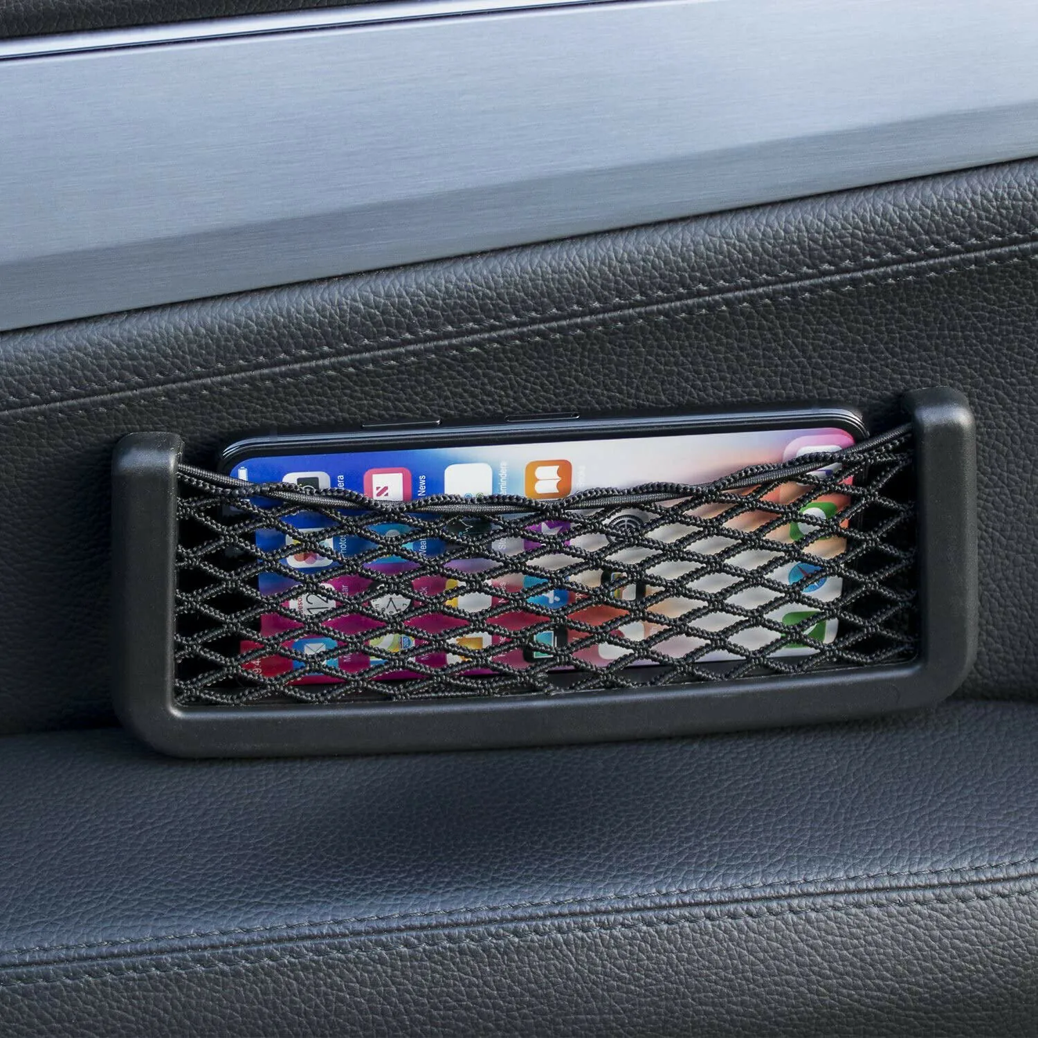 

20*8CM Car Storage Network Back Bag Net Mesh Pocket Pouch Storage 2 Pcs