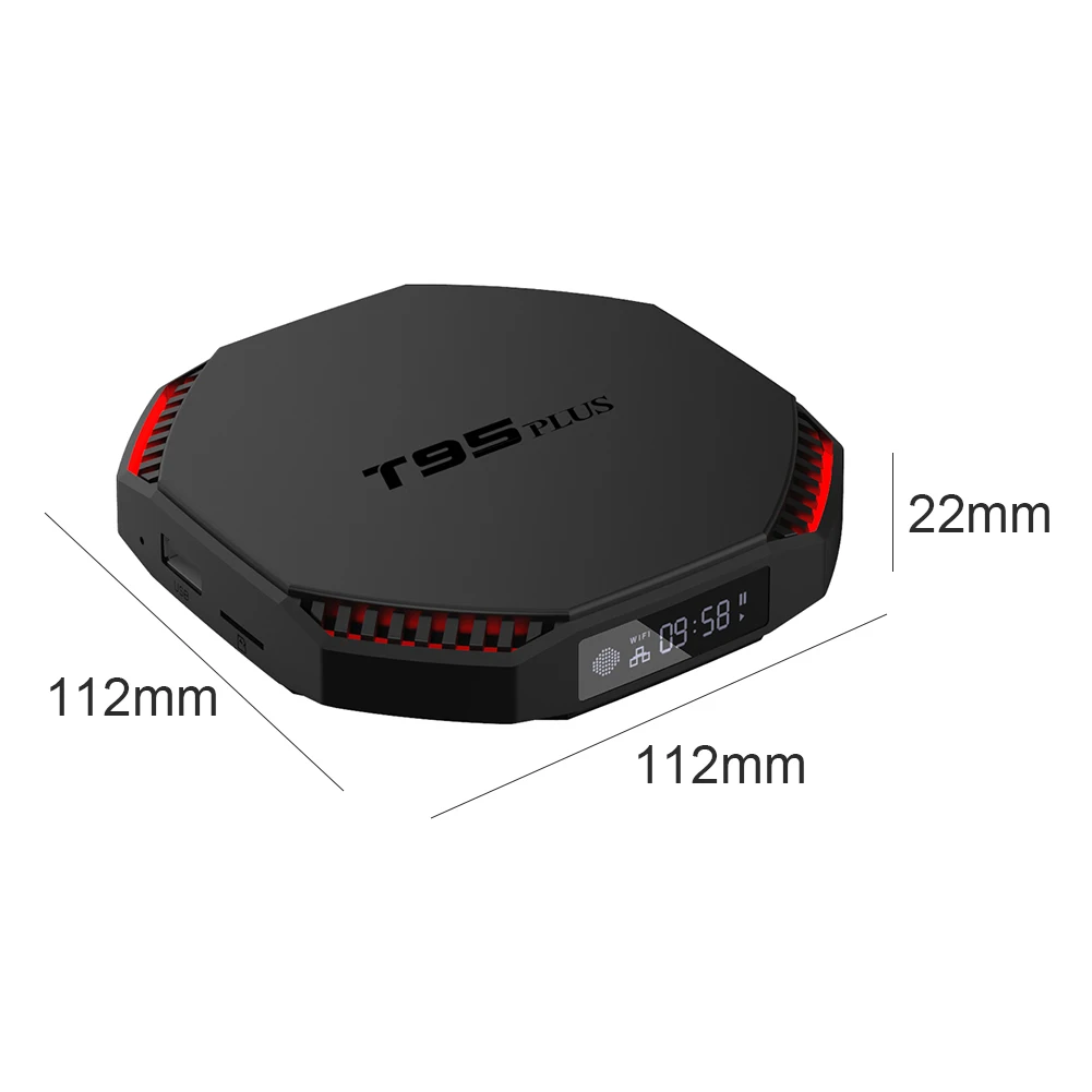 

T95PLUS RK3566 Quad-Core Smart Set Top Box Android 11.0 4GB 32GB Bluetooth 4.0 WiFi TV Media Player