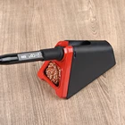 Подставка для электрического паяльника JCD 820 из алюминиевого сплава, фиксируемая с помощью сварочной очистки, медный шарик, припой с проводом RMA, паяльная паста