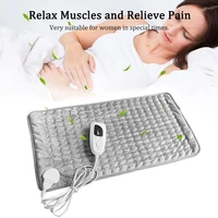 100 240v electric heating pad physiotherapy blanket fast relief pain relax muscle temperature dimming damp dry heat therapy neck