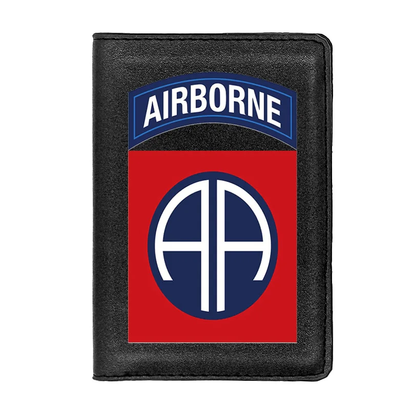 

Американская Обложка для паспорта 82nd с передачей по воздуху для мужчин и женщин, тонкая Обложка для удостоверения личности, Карманный Кошел...