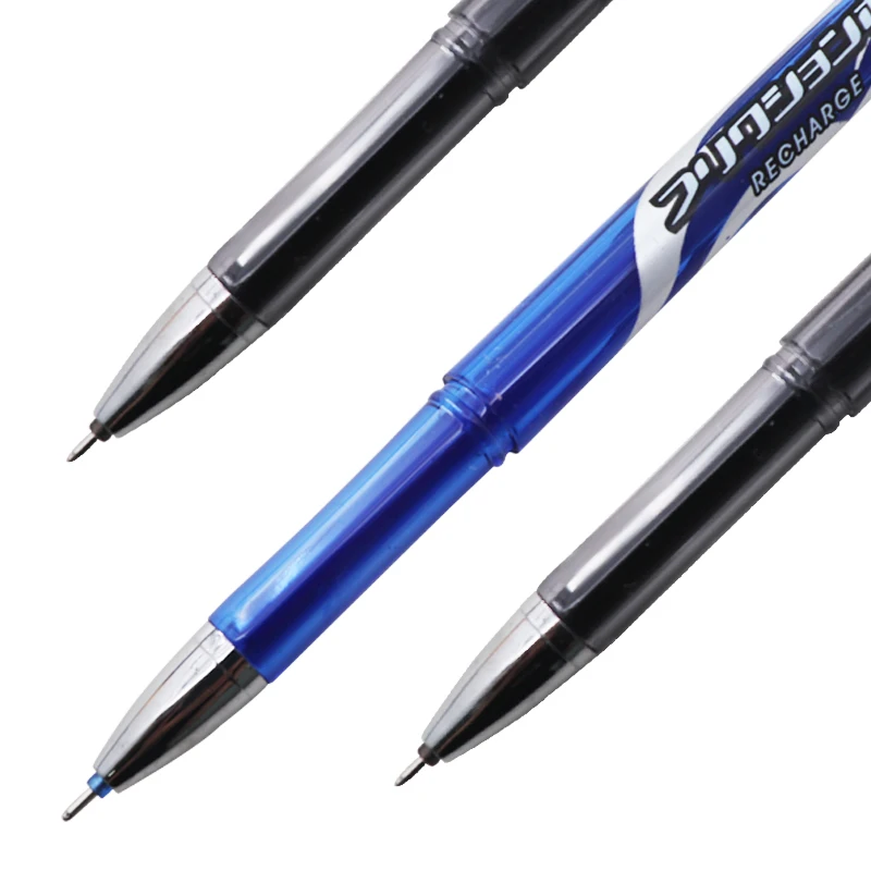 12 шт./компл. стержень со стираемыми чернилами 0 5 мм синие/черные чернила моющиеся