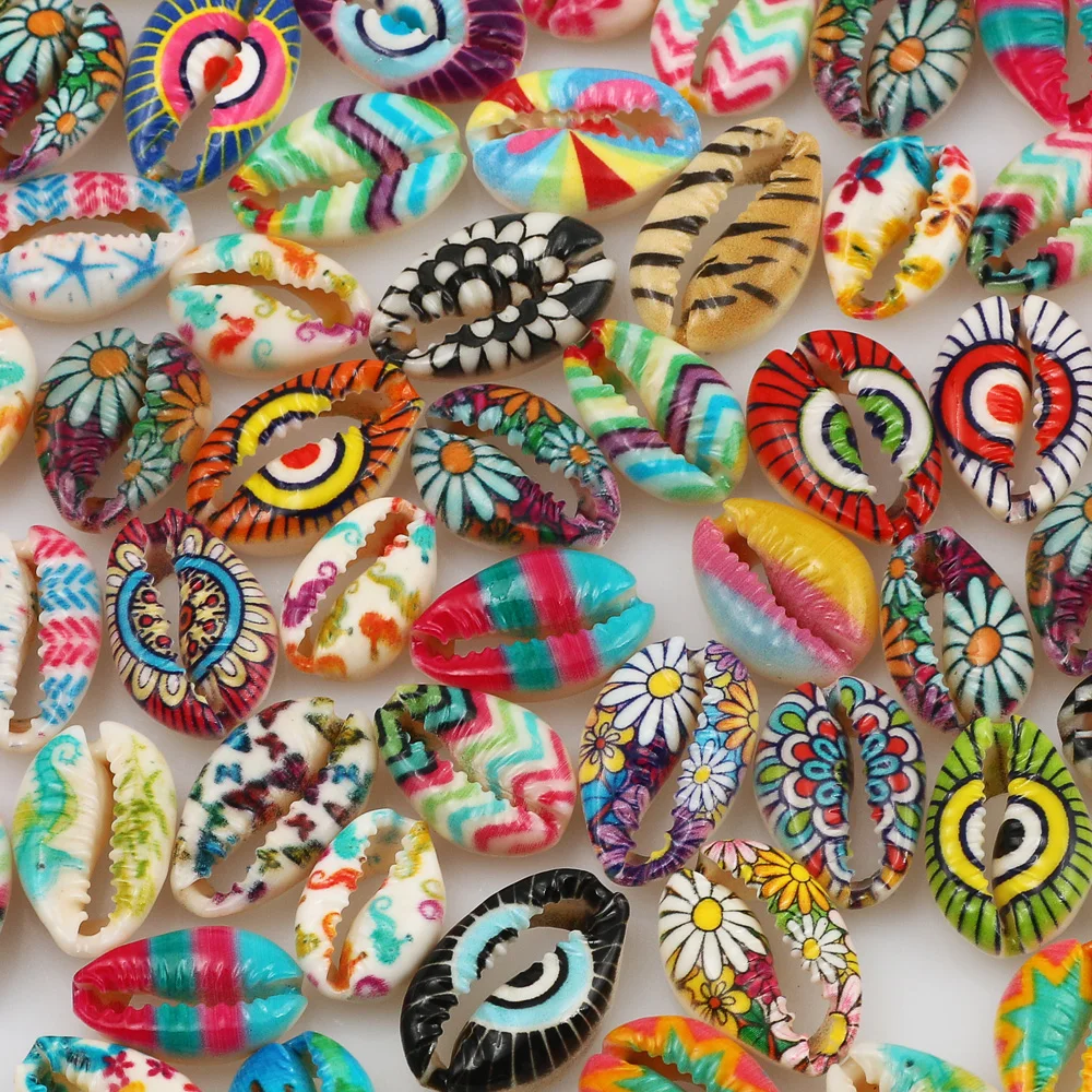 10 шт. ракушки из ракушек разных цветов |