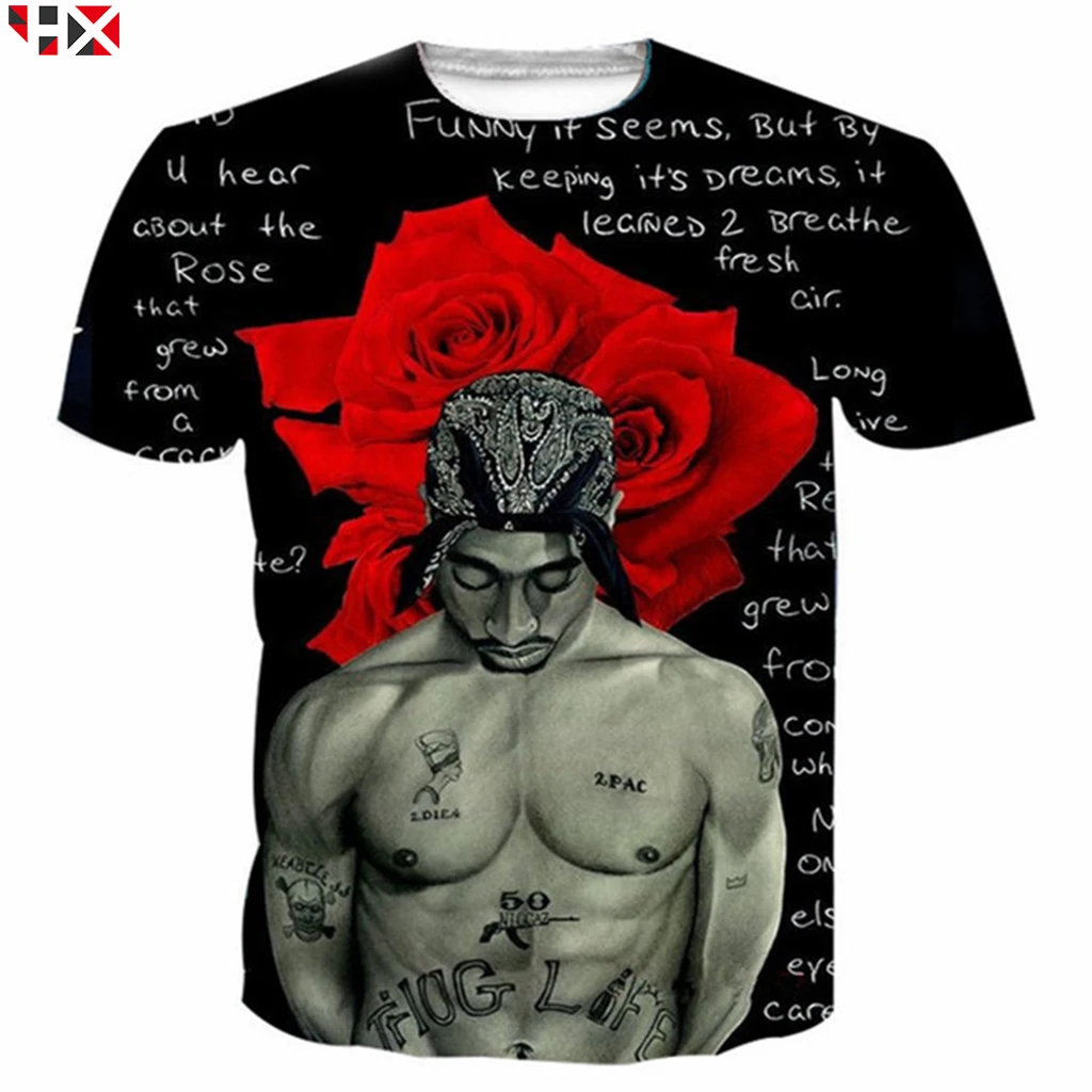 Футболка Мужская/женская с 3D принтом модная тенниска в стиле хип хоп топ уличном