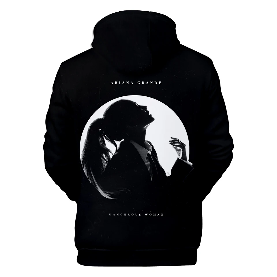 New Fashion Beautiful Ariana Grande 3D Hoodies Women/Men Ariana Grande Spring Autumn Casual 3D Harajuku Girl's Hoodies Tops