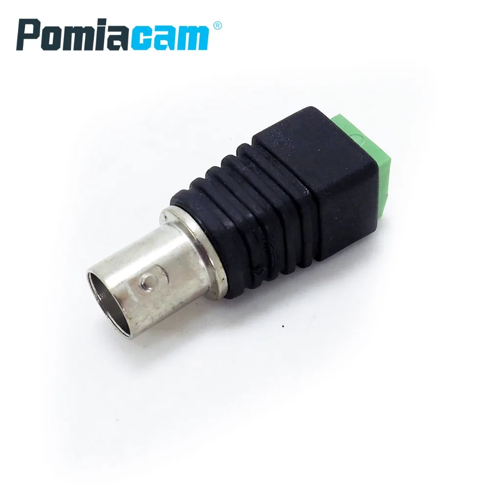 Mini Coax BNC разъем для камеры видеонаблюдения видеосъемки гнездовой CAT5 CAT6