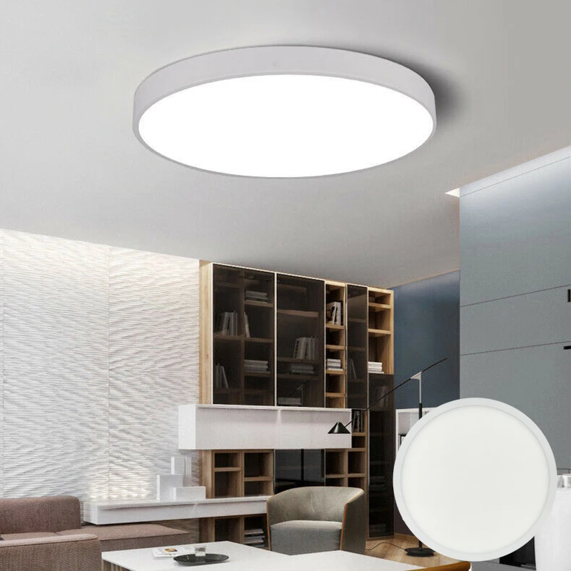 

Round LED Ceiling Light for Bedroom Panel Light AC85-265V 6W 9W 13W 18W 24W 36W 48W Surface Mount Flush Ultra Thin Ceiling Lamp