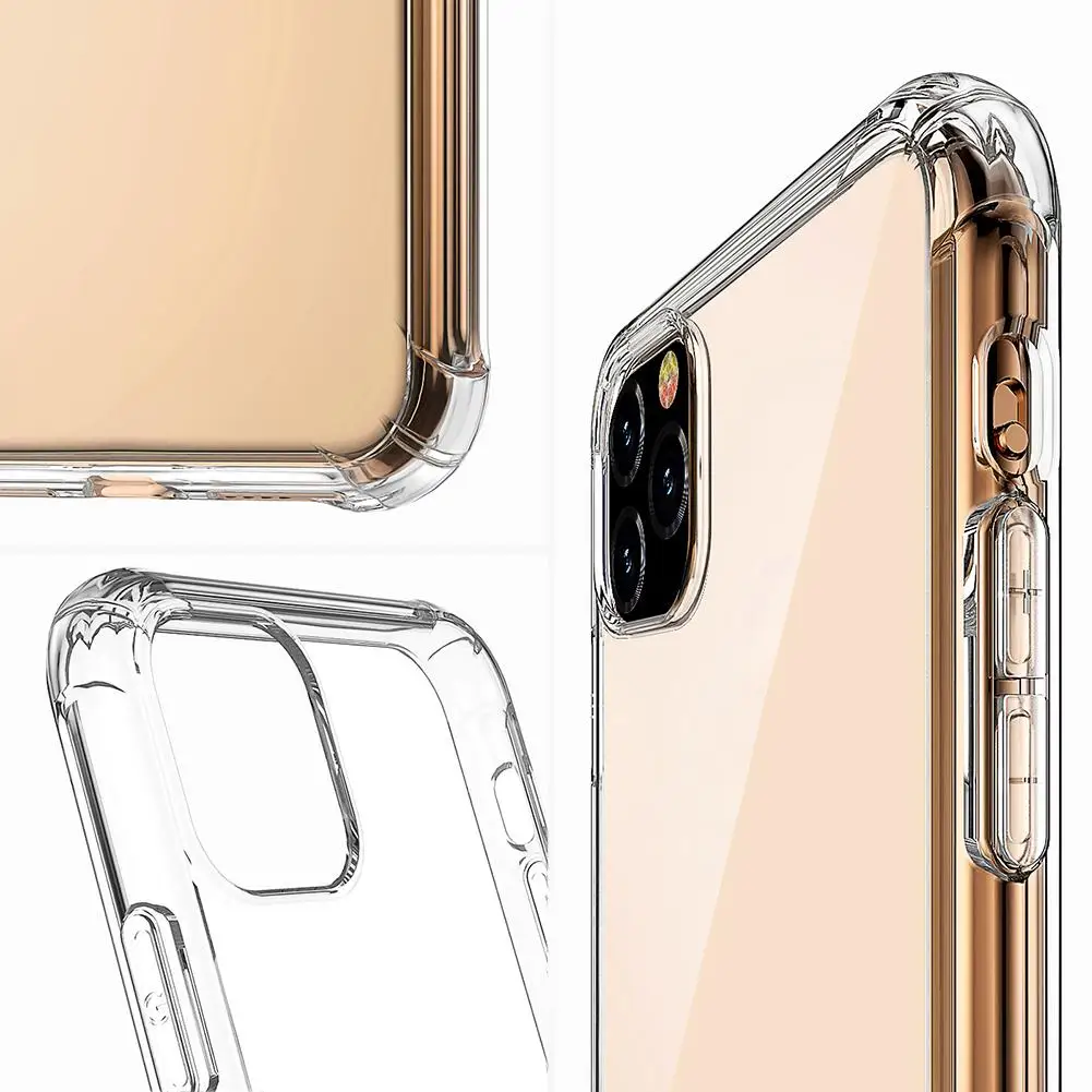 Для iphone 11/iphone 11 Pro/iphone 11pro Max простота прозрачный осенне-стойкий ТПУ чехол |