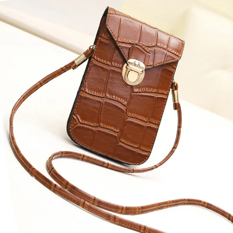 Women's mobile phone bag new summer Ladies coin purse vertical women's crossbody mini tide plus shoulder 735 | Багаж и сумки