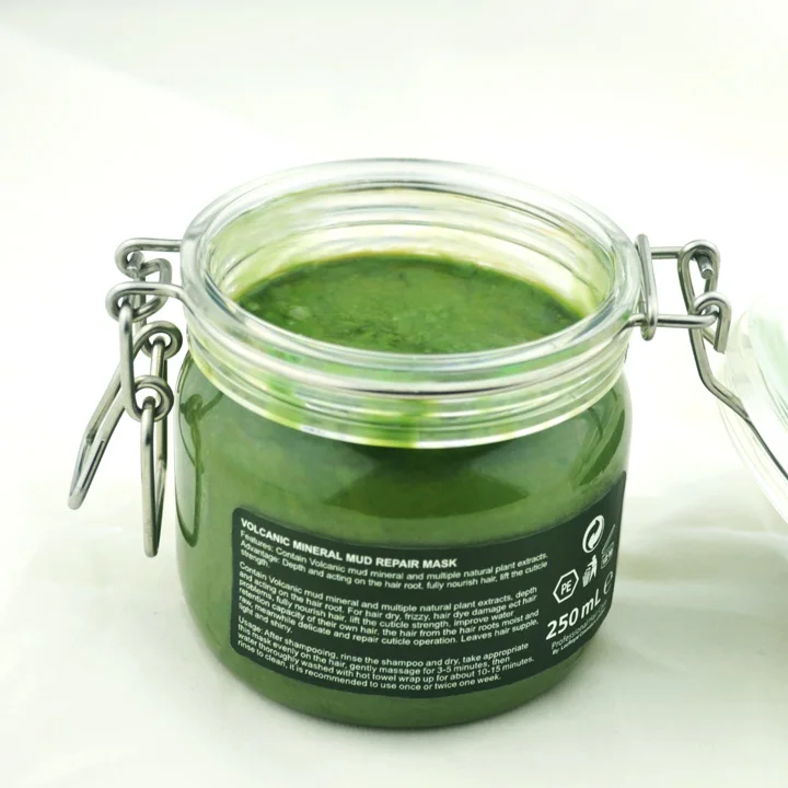 PURC маска для волос с витамином Е средства по уходу за волосами 250 мл вулканической