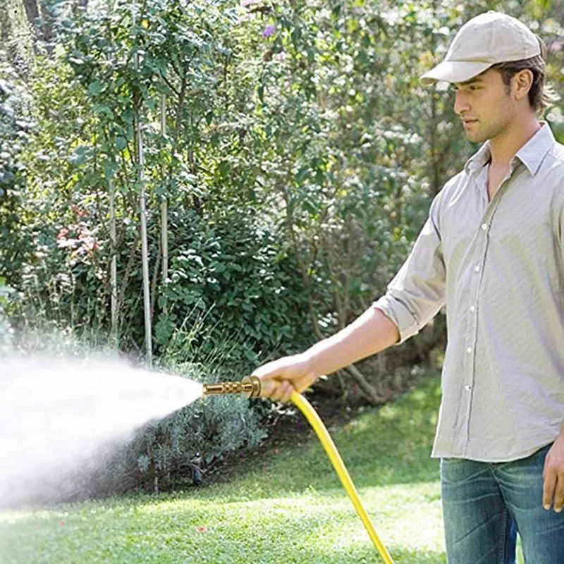 Прочный латунный пистолет-распылитель воды бытовой водяной пистолет для мойки