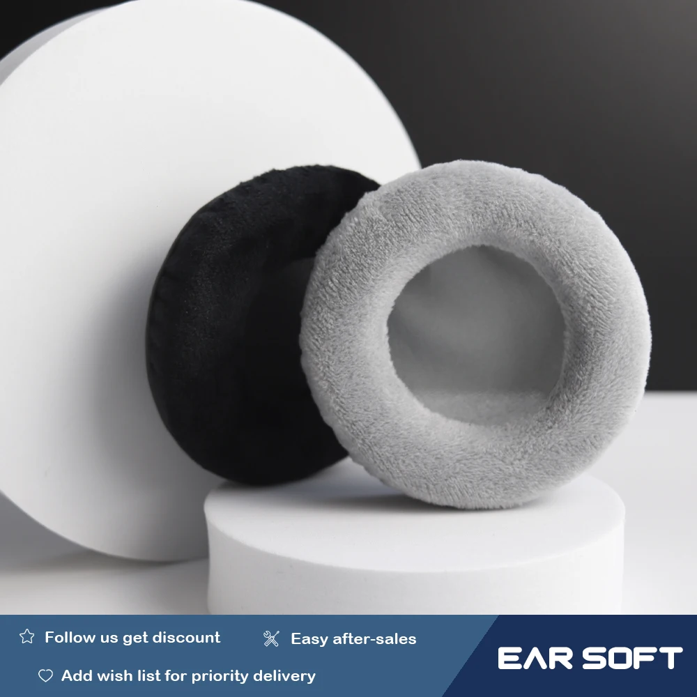 Earsoft Replacement Cushions for ATH-A900 ATH-A950LP ATH-A900Z Headphones Cushion Velvet Ear Pads Headset Cover Earmuff Sleeve