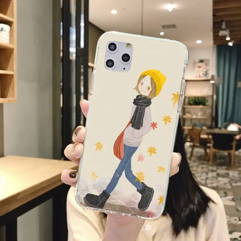 Мягкий силиконовый черный чехол для телефона Motirunner Girl с рисунком аниме Iphone7 8 Plus