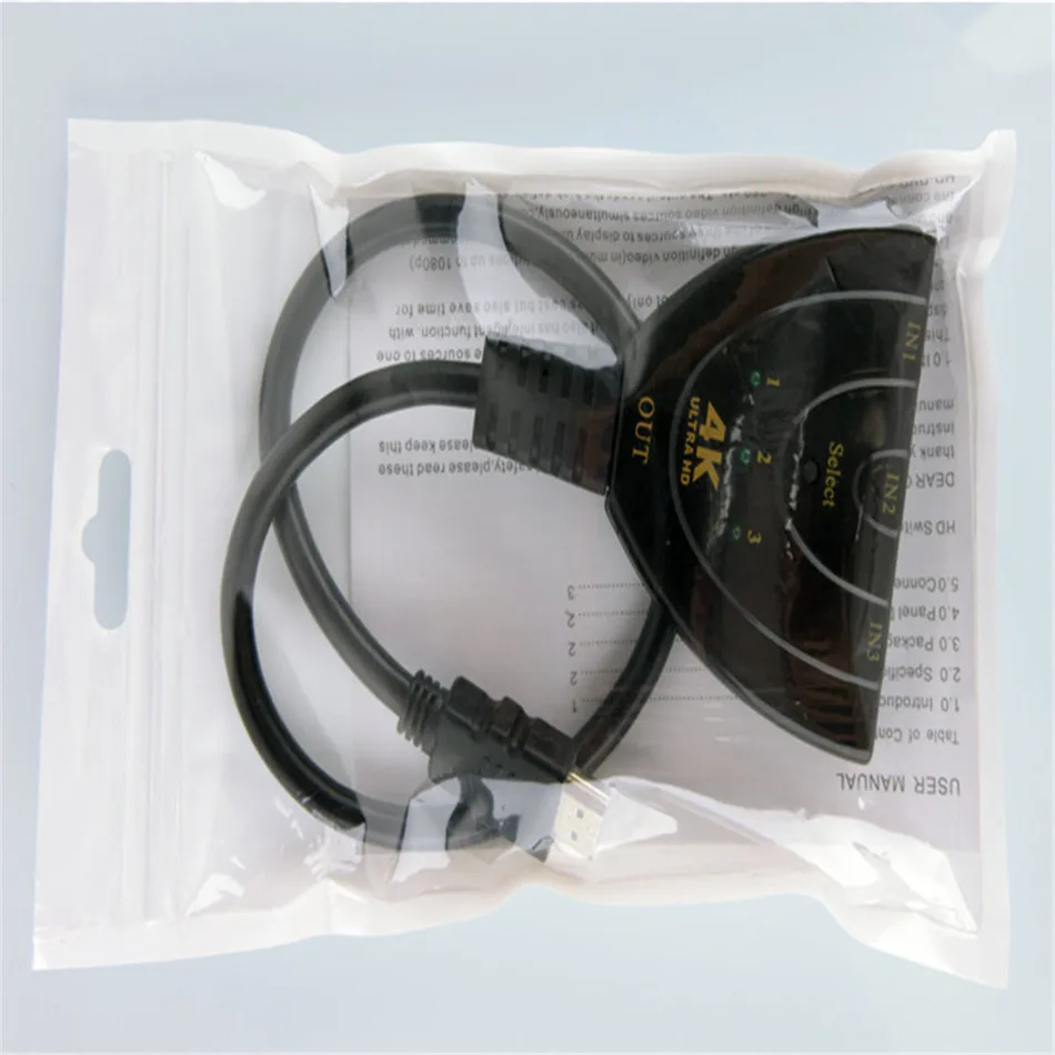 0 5 м кабель HDMI аудио разветвитель адаптер 4K * 2K 3 в 1 USB хаб для HDTV Xbox PS3 PS4