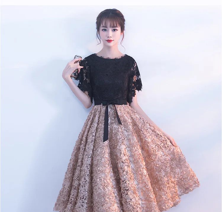 Robe De Soiree Новые двухцветные сексуальные коктейльные платья свадебное платье с аппликациями и открытой спиной Вечерние GownsRobe Vestidos De Coctel