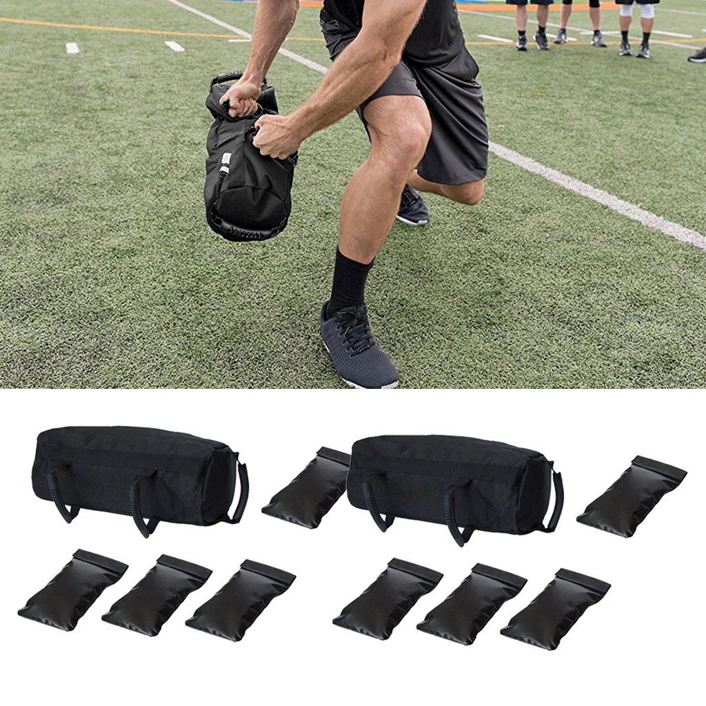 10 Pieces Heavy Duty Workout Sandbags Weightlifting Sandbag Strength Bags