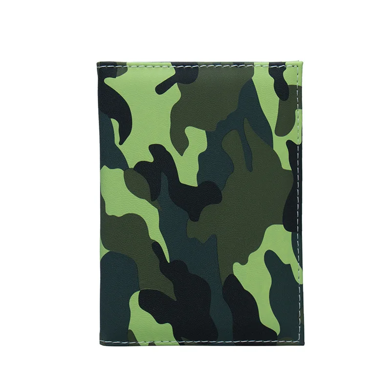 

Zoukane Army Camouflage Color Patchwork Passport Cover Case Card Holder Colorful Passport Wallet Travel Accessories ZSPC21