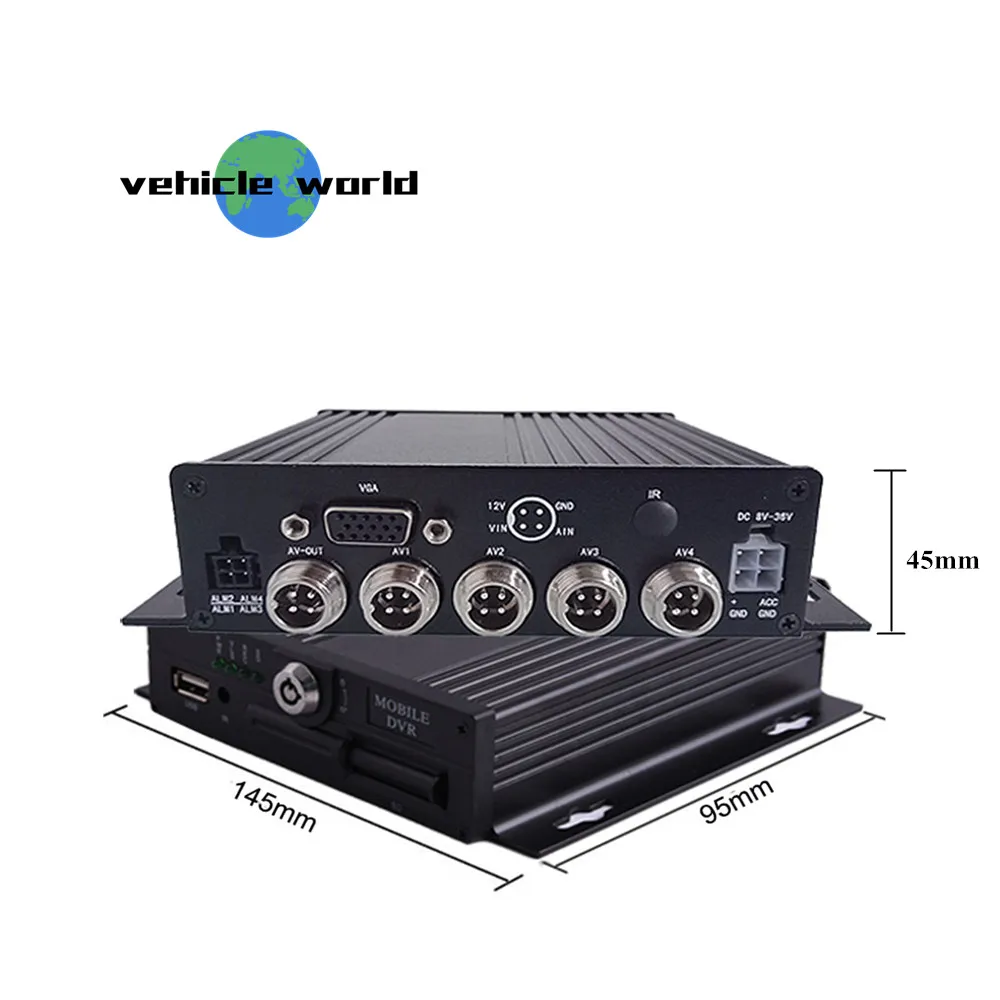 4CH AHD 1080P sd карта Мобильный DVR|Видеорегистратор для видеонаблюдения| |