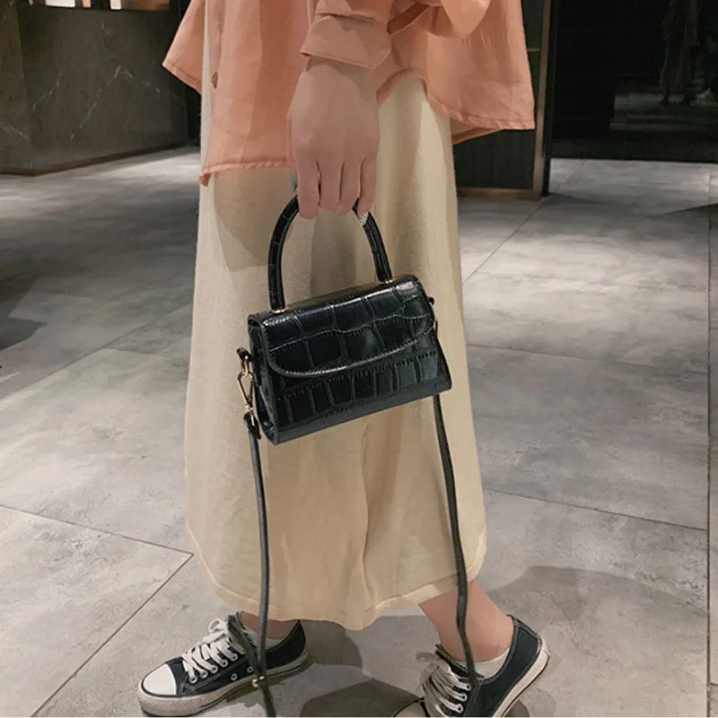 Женская кожаная сумка 2020 модная дизайнерская брендовая Милая полукруглая с