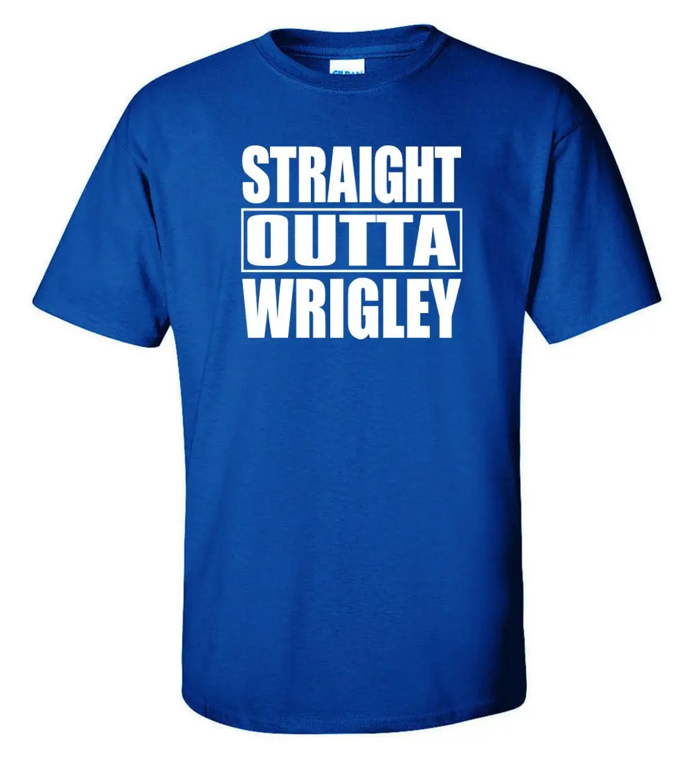 Футболка The Silo Blue Chicago Straight Out Wrigley| |