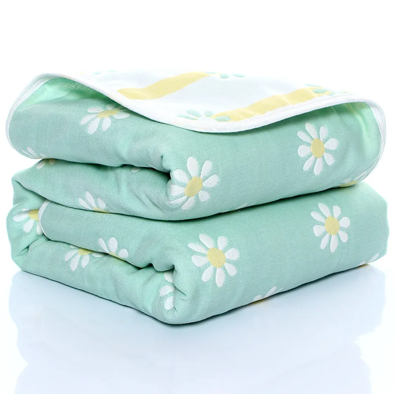 Baby Cotton Blanket Six-layer Gauze Children's Bath Towel Newborn Thin Quilt Infant Summer | Мать и ребенок