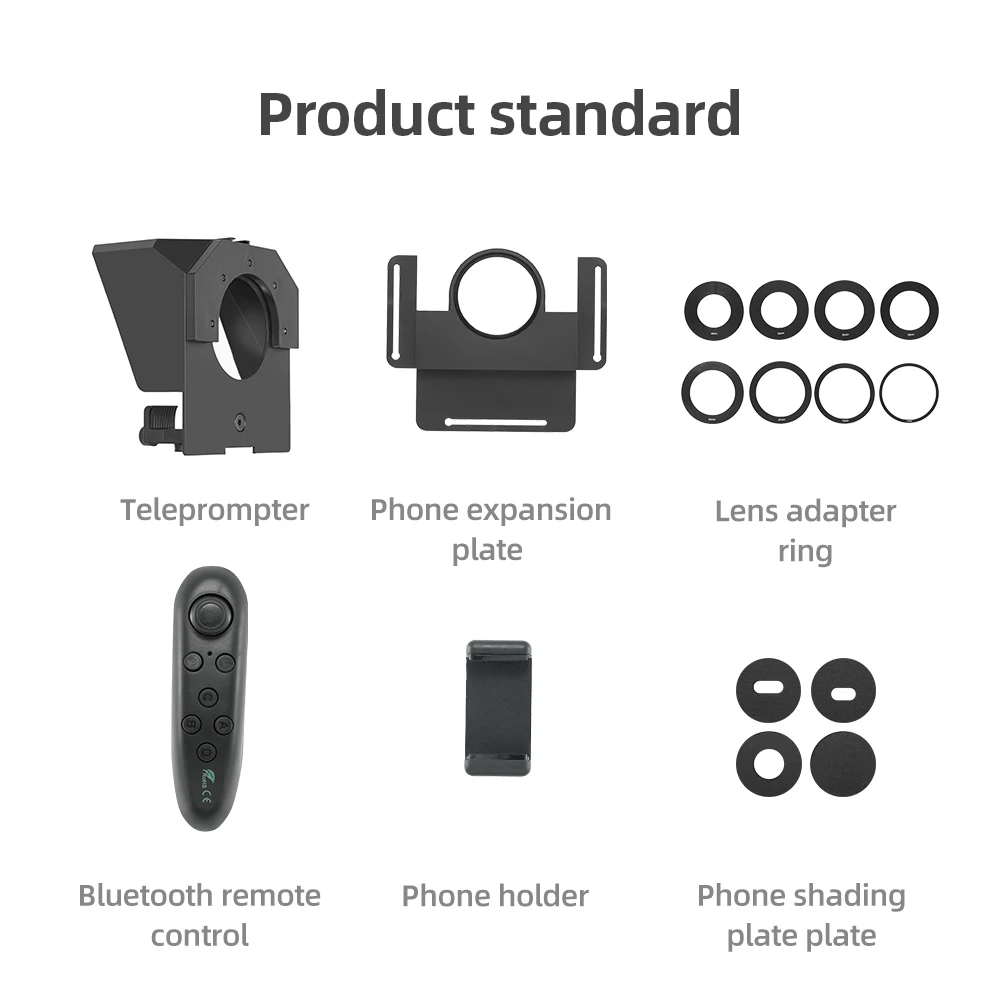Phone and DSLR Recording Mini Teleprompter Portable Inscriber Mobile Artifact Video With Remote Control for Live | Электроника