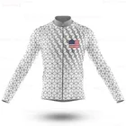 Новое поступление, США 2020, Мужская велосипедная майка с длинным рукавом, велосипедная одежда, дышащая велосипедная рубашка, Майо, одежда для горных велосипедов