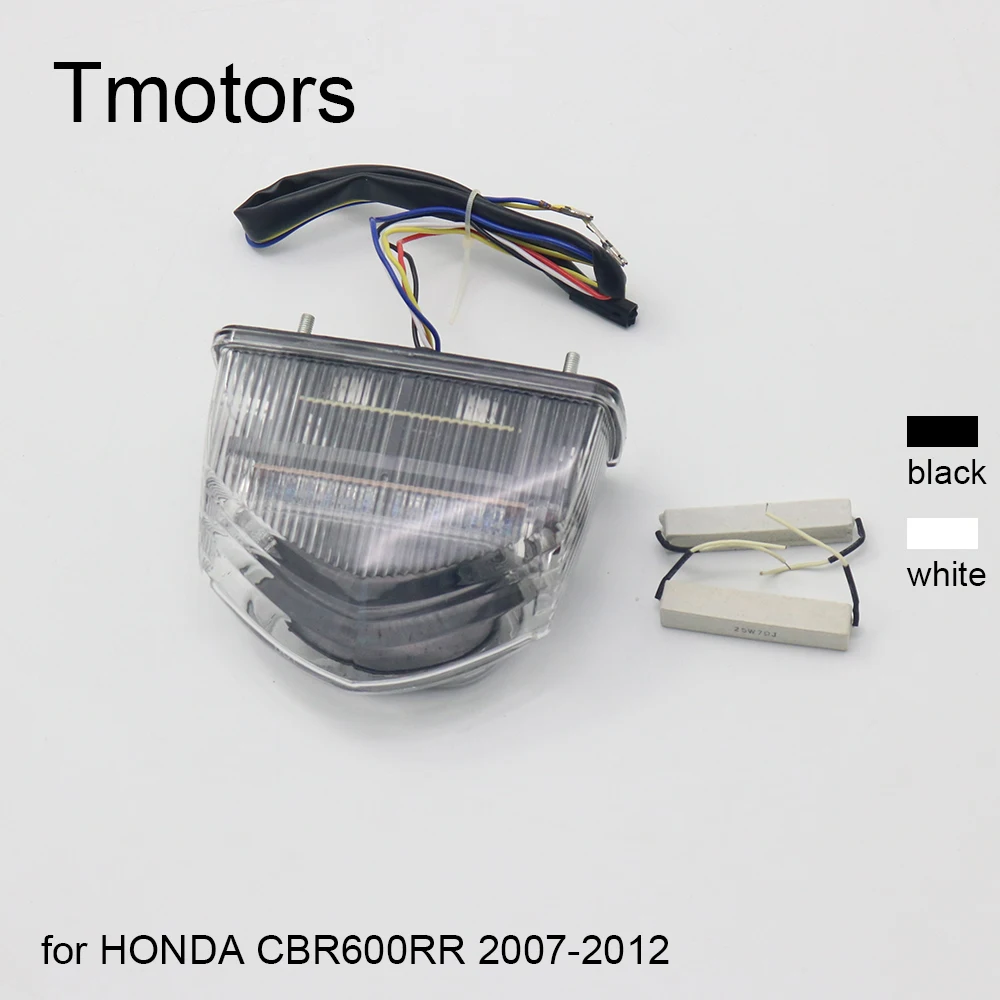 E Mark мотоциклетный Интегрированный Светодиодный задний тормозной светильник