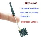 Улучшенная версия e7082VM 5,8G 40CH 100 мВт Регулируемый FPV передатчик с поддержкой Smartaudio Betaflight Cleanflight OSD