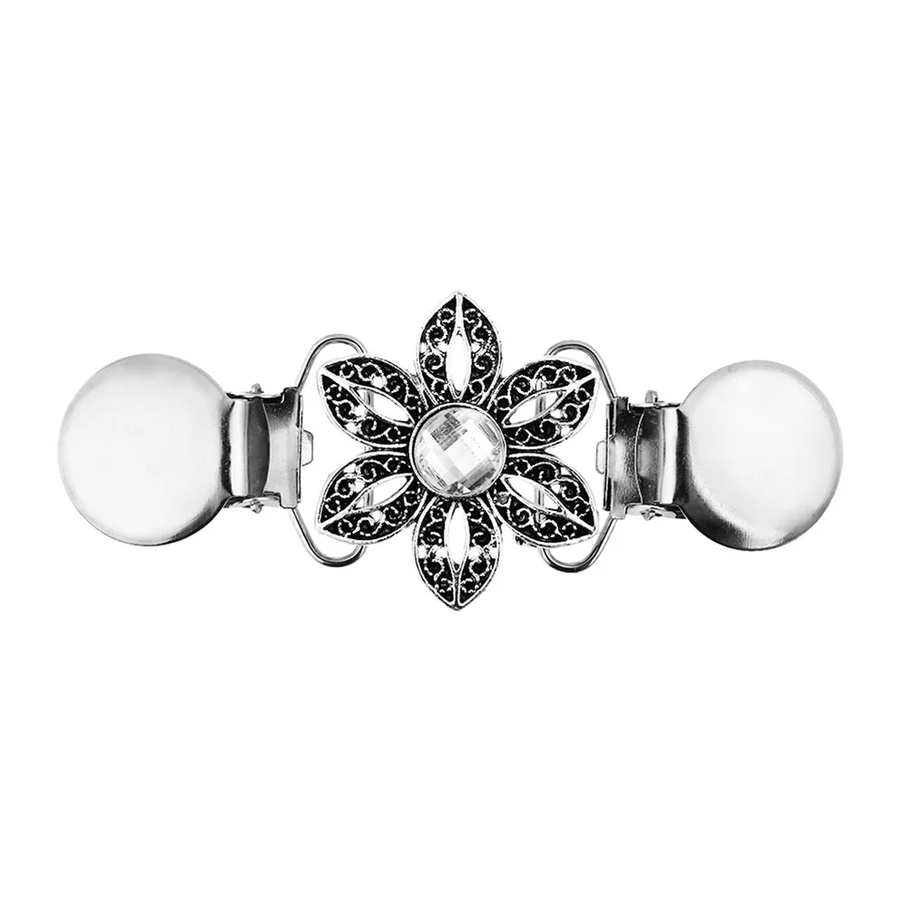 Женский прочный булавка легко использовать держатель цветок воротник клип