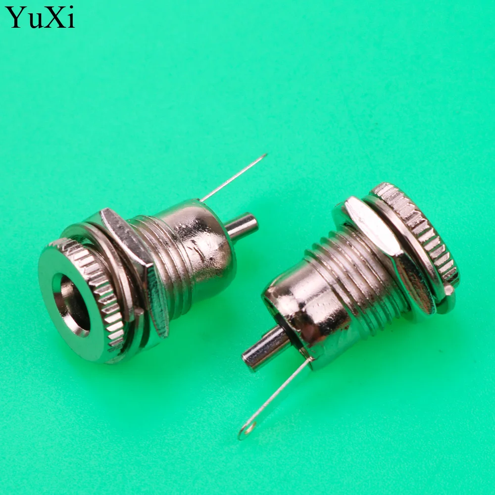 

YuXi 5.5 mm x 2.1mm DC Power Jack Socket Female Panel Mount Connector