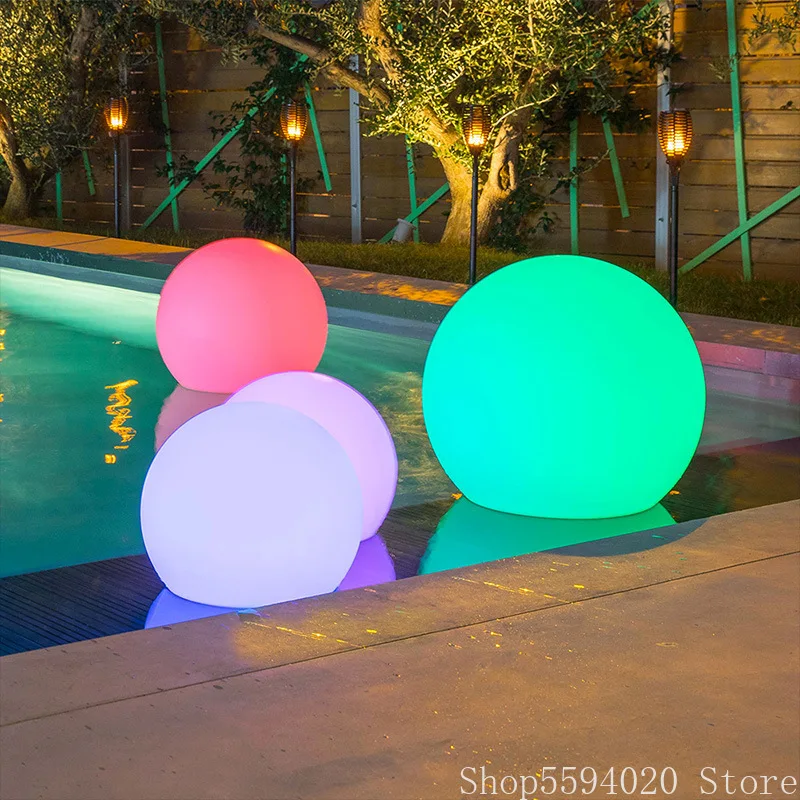 Современный водонепроницаемый Сферический ночник с дистанционным управлением