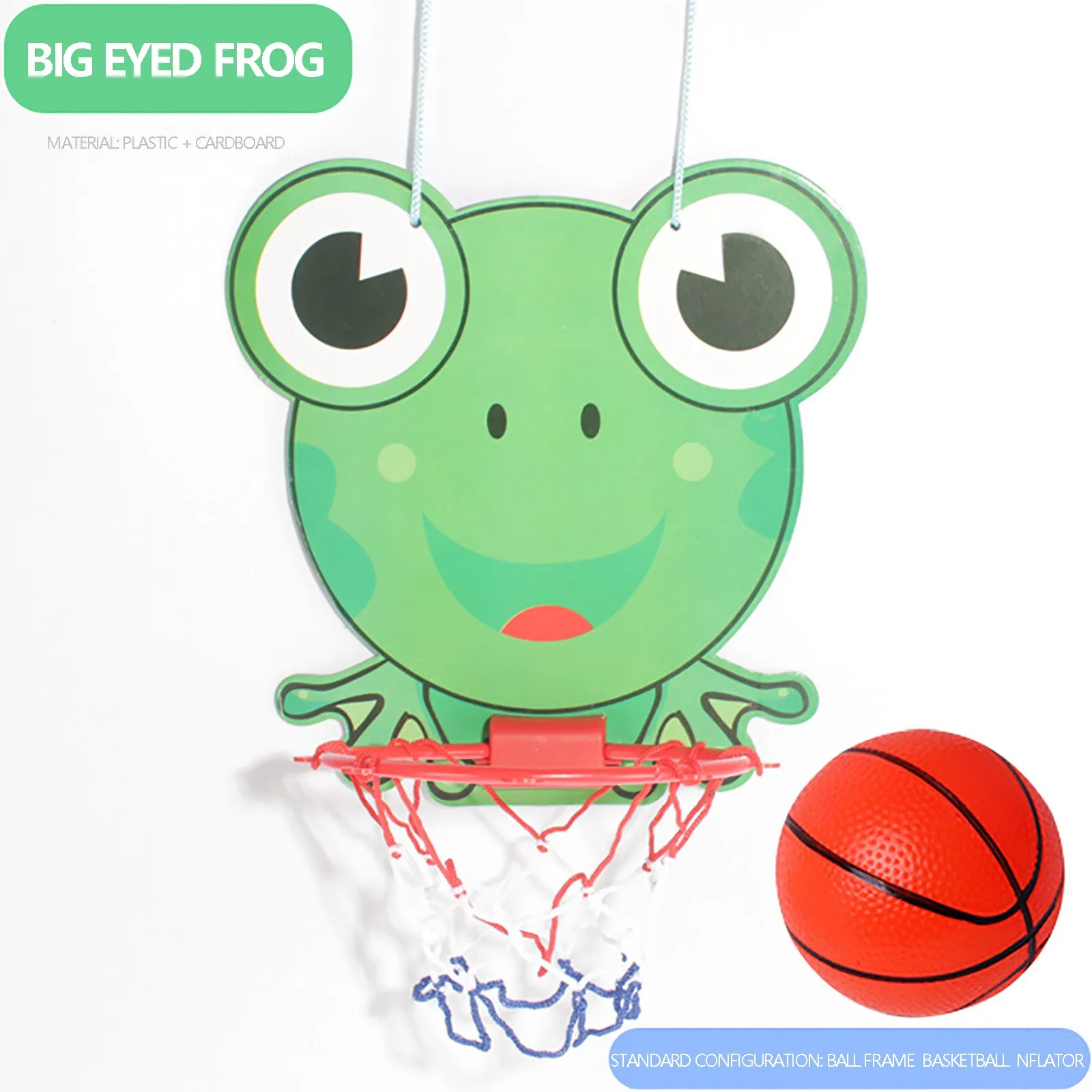 

Kids Toy Basketball Hoop Board Plastic Hoop Set With Indoor Hanging Hoops Game Toy Parent-child Interactive Educational Toys